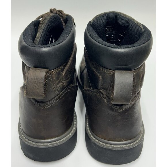 Wolverine Floorhand 6'' Steel Toe Work Boots Mens 10.5 Brown Leather Waterproof - Picture 4 of 9